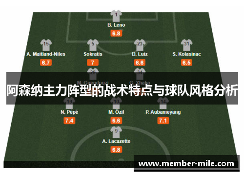 阿森纳主力阵型的战术特点与球队风格分析